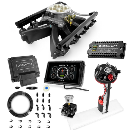 Jackpot 2 LS EFI System - Master Kit with Tight Fit In-Tank Pump Module + 40' PTFE Hose Kit