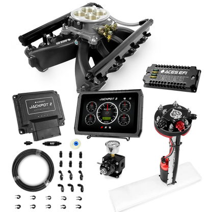 Jackpot 2 LS EFI System - Master Kit with Tight Fit In-Tank Pump Module + 40' PTFE Hose Kit