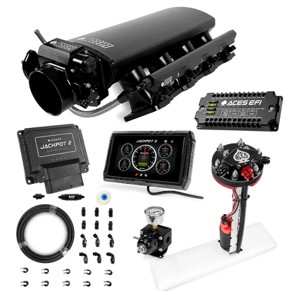 Jackpot 2 LS EFI System - Master Kit with Tight Fit In-Tank Pump Module + 40' PTFE Hose Kit
