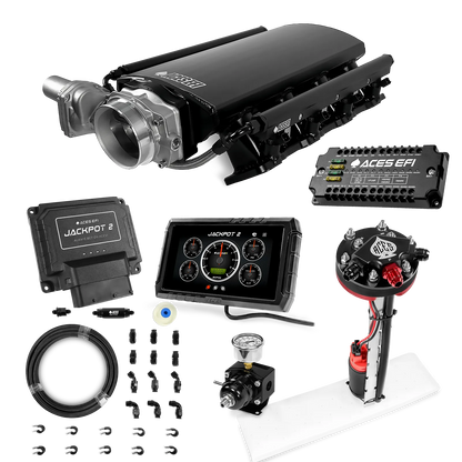 Jackpot 2 LS EFI System - Master Kit with Tight Fit In-Tank Pump Module + 40' PTFE Hose Kit
