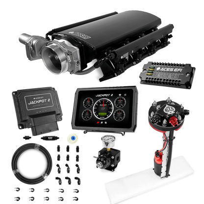 Jackpot 2 LS EFI System - Master Kit with Tight Fit In-Tank Pump Module + 40' PTFE Hose Kit