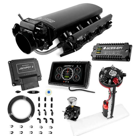 Jackpot 2 LS EFI System - Master Kit with Tight Fit In-Tank Pump Module + 40' PTFE Hose Kit