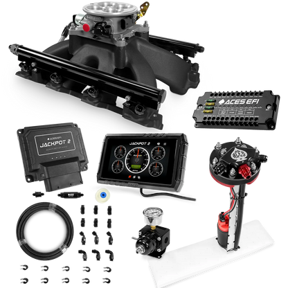 Jackpot 2 LS EFI System - Master Kit with Tight Fit In-Tank Pump Module + 40' PTFE Hose Kit