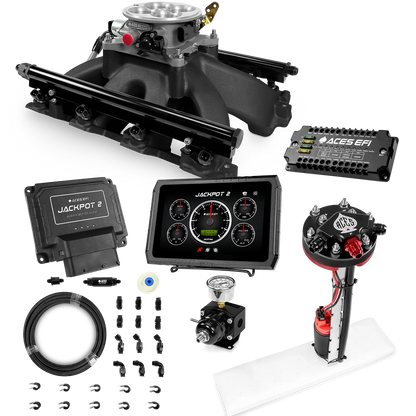 Jackpot 2 LS EFI System - Master Kit with Tight Fit In-Tank Pump Module + 40' PTFE Hose Kit