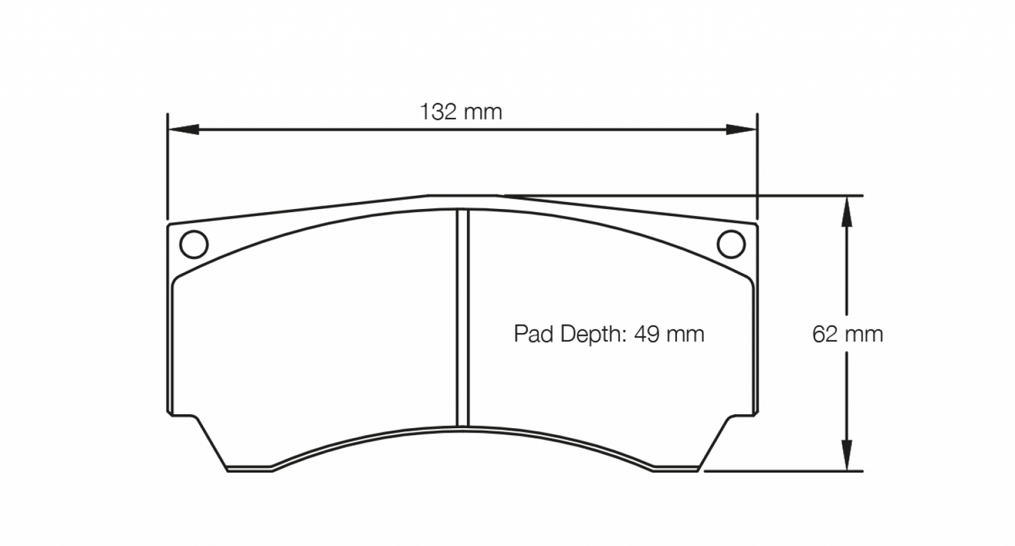 PAGID Racing Pagid Racing 8050 RSL29 Compound Brake Pads 8050-RSL29