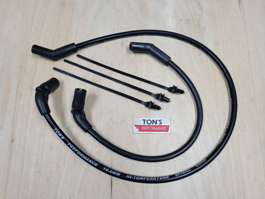 Ton's 10mm Silicone Spark Plug Wires Harley H-D FLT FLHT FLHR FLTR 2009-2015