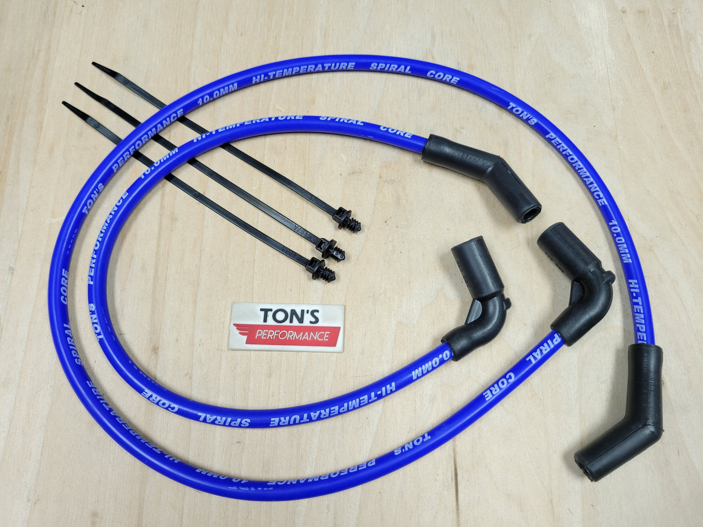 Ton's 10mm Silicone Spark Plug Wires Harley H-D FLT FLHT FLHR FLTR 2009-2015
