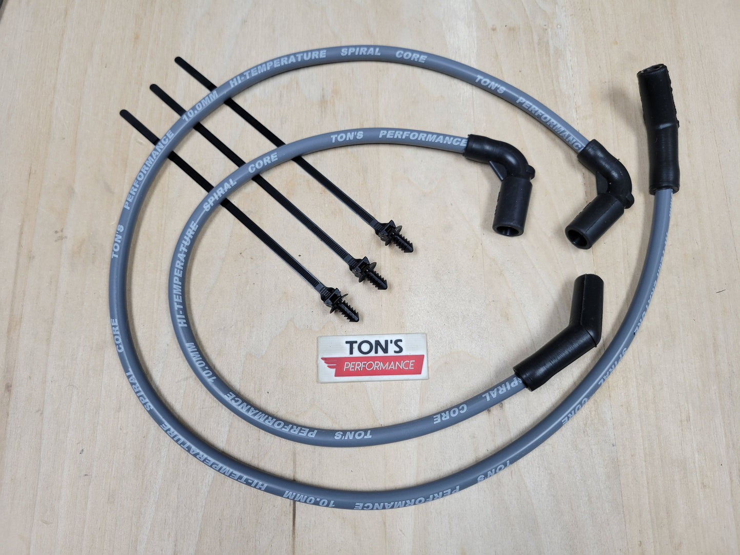 Ton's 10mm Silicone Spark Plug Wires Harley H-D FLT FLHT FLHR FLTR 2009-2015