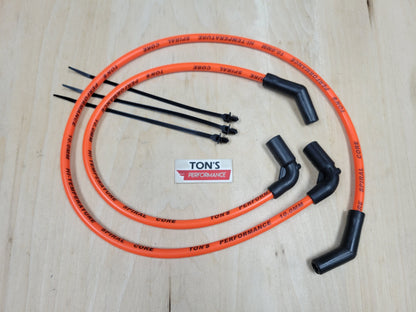 Ton's 10mm Silicone Spark Plug Wires Harley H-D FLT FLHT FLHR FLTR 2009-2015