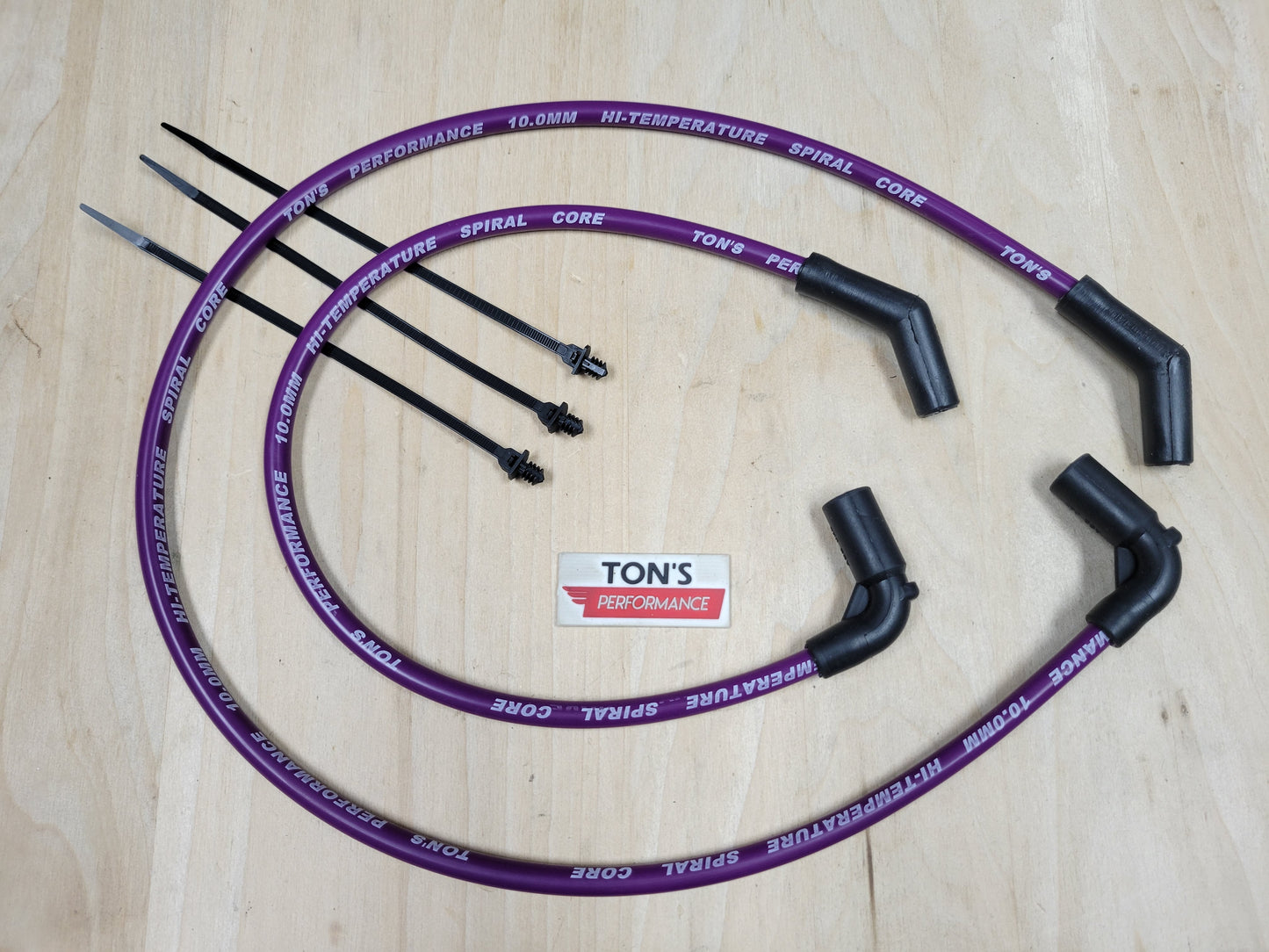 Ton's 10mm Silicone Spark Plug Wires Harley H-D FLT FLHT FLHR FLTR 2009-2015