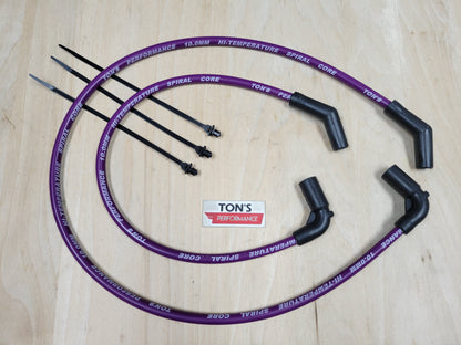 Ton's 10mm Silicone Spark Plug Wires Harley H-D FLT FLHT FLHR FLTR 2009-2015