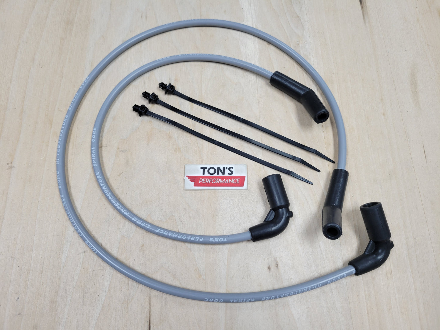 Ton's 8mm Silicone Spark Plug Wires Harley H-D FLT FLHT FLHR FLTR 2009-2015