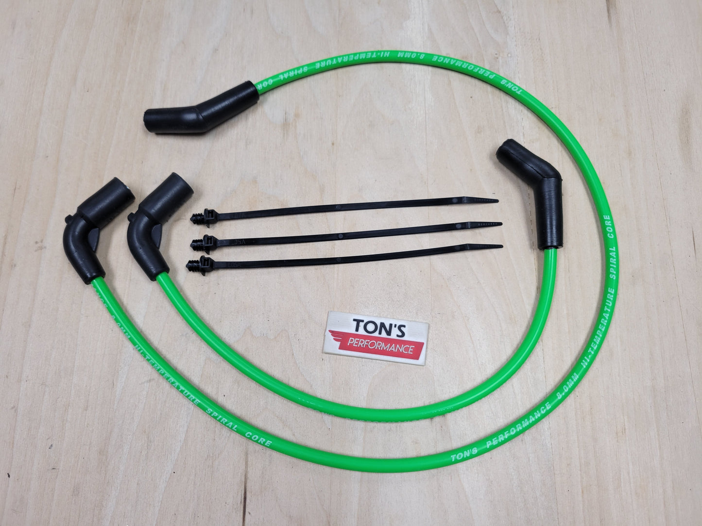 Ton's 8mm Silicone Spark Plug Wires Harley H-D FLT FLHT FLHR FLTR 2009-2015