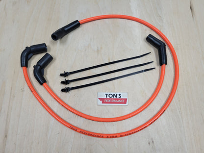 Ton's 8mm Silicone Spark Plug Wires Harley H-D FLT FLHT FLHR FLTR 2009-2015