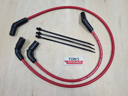 Ton's 8mm Silicone Spark Plug Wires Harley H-D FLT FLHT FLHR FLTR 2009-2015