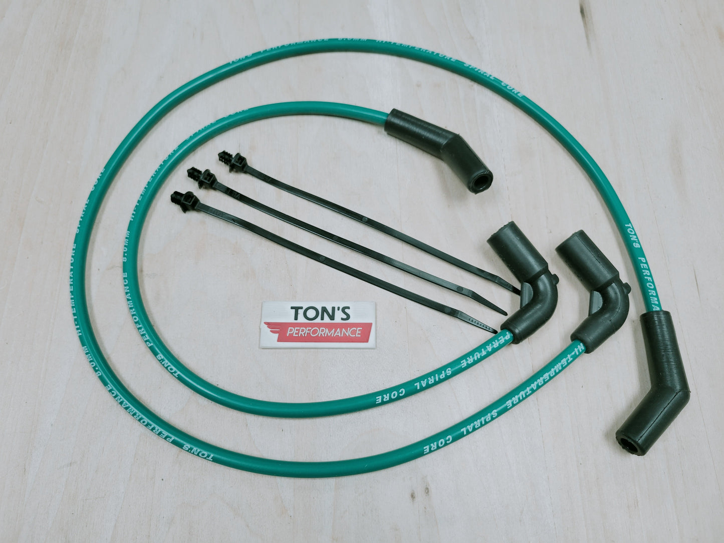 Ton's 8mm Silicone Spark Plug Wires Harley H-D FLT FLHT FLHR FLTR 2009-2015