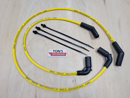 Ton's 8mm Silicone Spark Plug Wires Harley H-D FLT FLHT FLHR FLTR 2009-2015