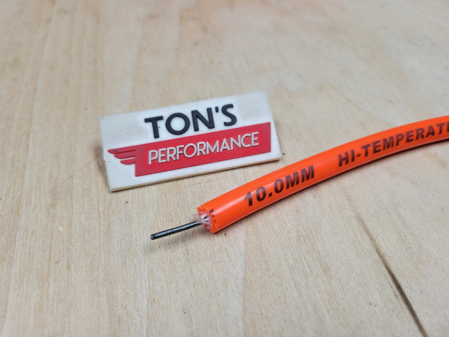 Ton's Performance 10mm Silicone Spiral Suppression Core Spark Plug wire [Sold By The Foot]