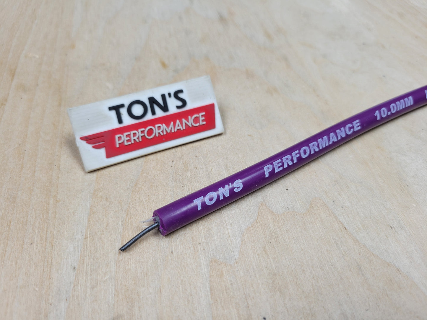 Ton's Performance 10mm Silicone Spiral Suppression Core Spark Plug wire [Sold By The Foot]