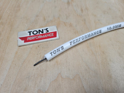 Ton's Performance 10mm Silicone Spiral Suppression Core Spark Plug wire [Sold By The Foot]
