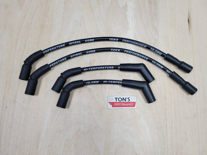 10mm Ton's Silicone Spark plug wires for M8 2018+ Harley Davidson Softail or 2024+ Road King ST / CVO Street Glide