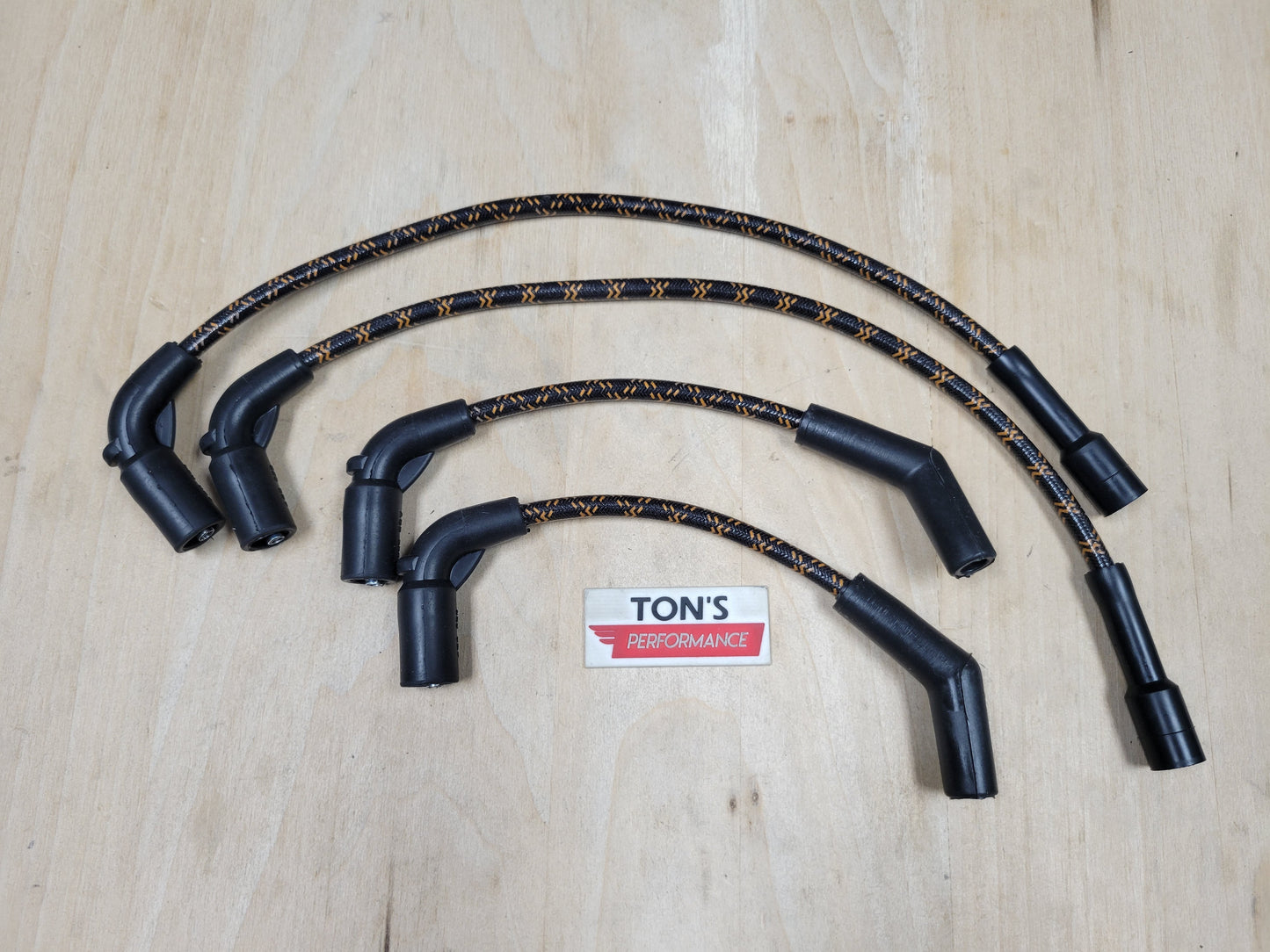 Cloth Braided Plug Wires M8 Harley Softail 2018+ / Road King ST, CVO Street Glide 2024+