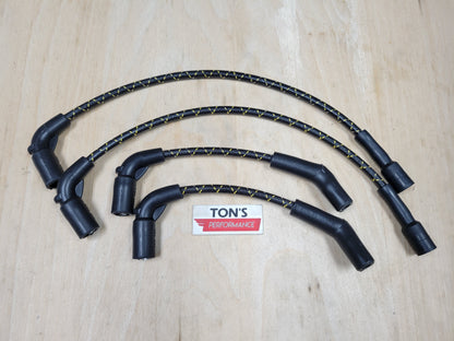 Cloth Braided Plug Wires M8 Harley Softail 2018+ / Road King ST, CVO Street Glide 2024+