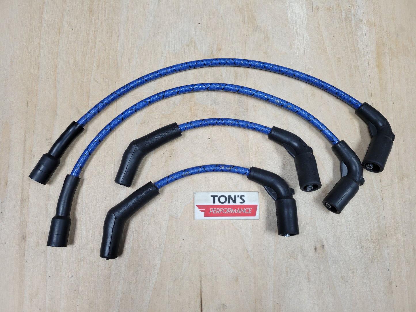 Cloth Braided Plug Wires M8 Harley Softail 2018+ / Road King ST, CVO Street Glide 2024+