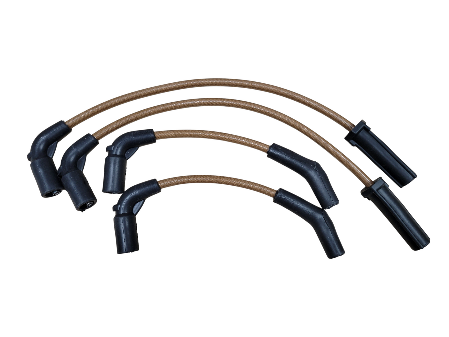 Cloth Braided Plug Wires M8 Harley Softail 2018+ / Road King ST, CVO Street Glide 2024+