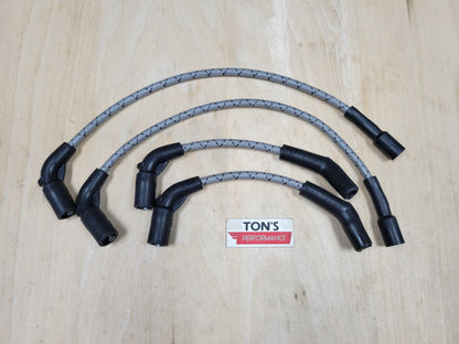 Cloth Braided Plug Wires M8 Harley Softail 2018+ / Road King ST, CVO Street Glide 2024+