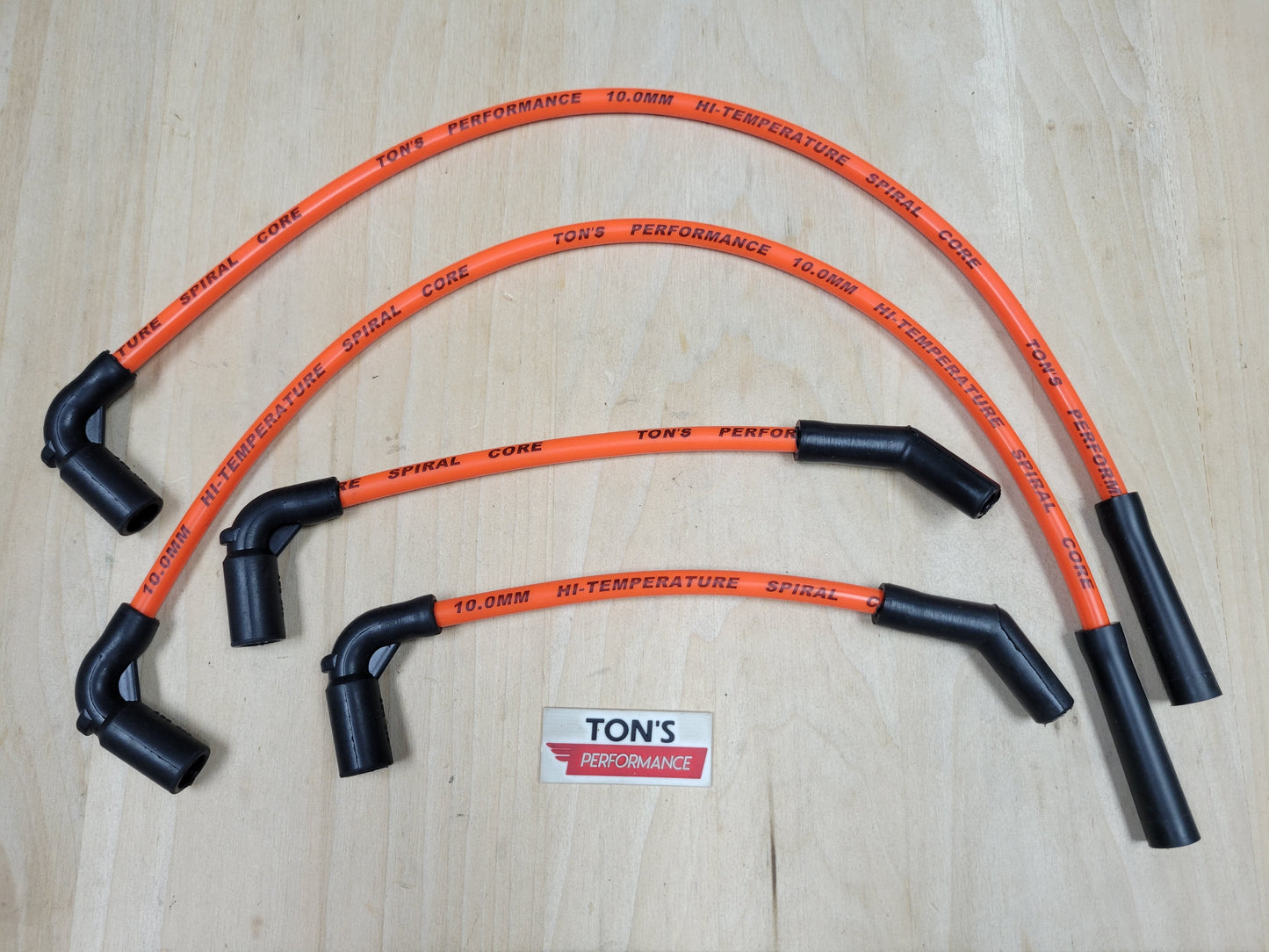 10mm Ton's Silicone Spark plug wires for M8 2018+ Harley Davidson Softail or 2024+ Road King ST / CVO Street Glide