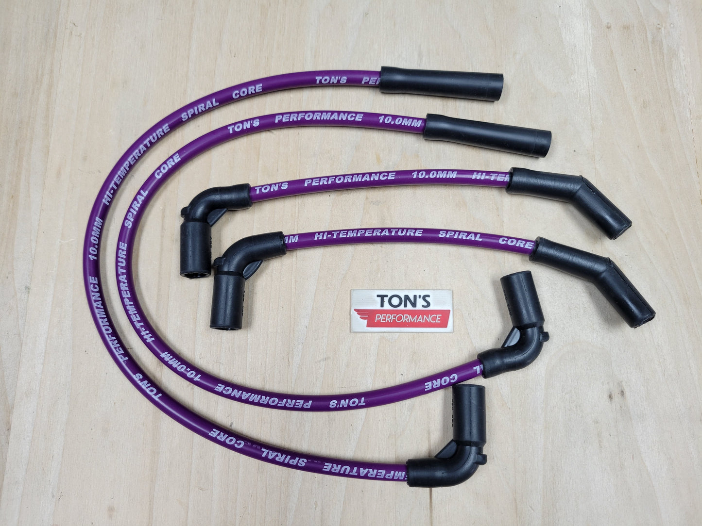 10mm Ton's Silicone Spark plug wires for M8 2018+ Harley Davidson Softail or 2024+ Road King ST / CVO Street Glide
