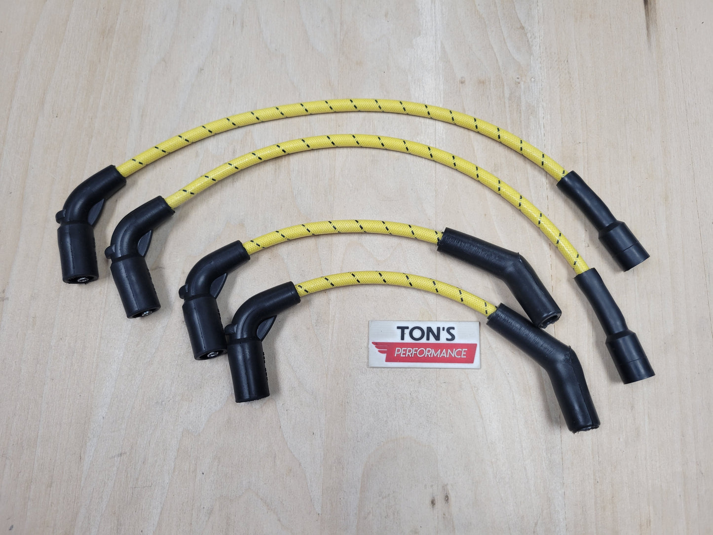 Cloth Braided Plug Wires M8 Harley Softail 2018+ / Road King ST, CVO Street Glide 2024+