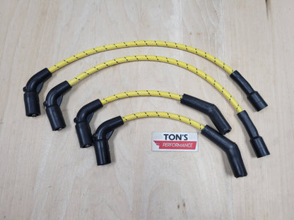 Cloth Braided Plug Wires M8 Harley Softail 2018+ / Road King ST, CVO Street Glide 2024+