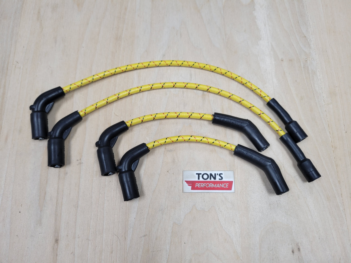 Cloth Braided Plug Wires M8 Harley Softail 2018+ / Road King ST, CVO Street Glide 2024+