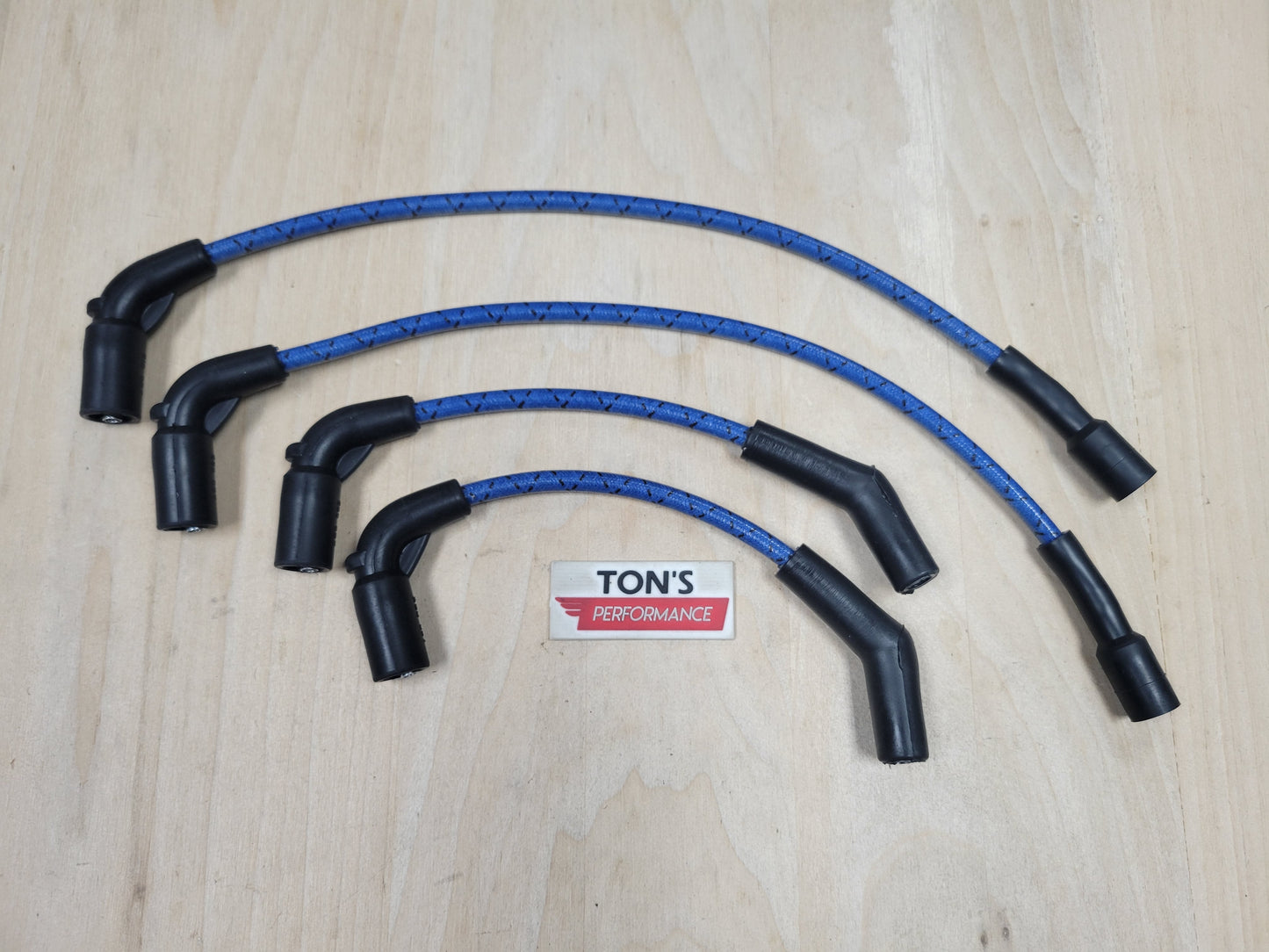 Cloth Braided Plug Wires M8 Harley Softail 2018+ / Road King ST, CVO Street Glide 2024+