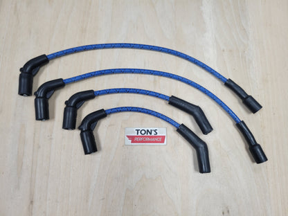 Cloth Braided Plug Wires M8 Harley Softail 2018+ / Road King ST, CVO Street Glide 2024+