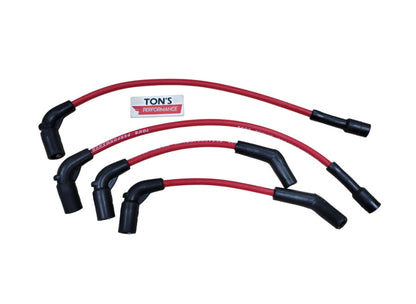 8mm Ton's Silicone Spark plug wires for M8 2018+ Harley Davidson Softail or 2024+ Road King ST / CVO Street Glide