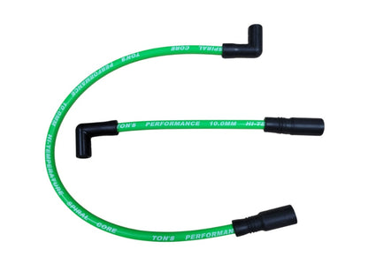Ton's 10mm Spark Plug Wires - Harley Dyna Softail 1999 - 2017 / PAIR OF REPLACEMENT OEM LENGTH WIRES