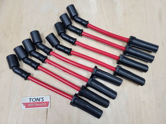 10mm LS SPARK PLUG WIRES CAR, TRUCK, & SUV 9" or 11" LENGTH (4.8L, 5.3L, 6.0L, 6.2L ENGINES)