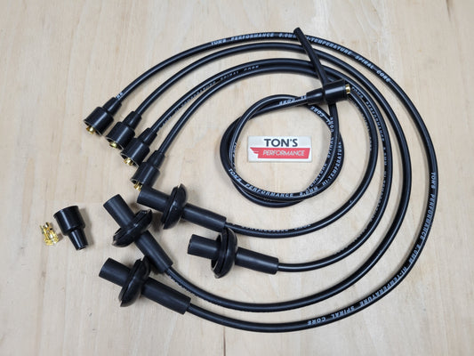 Ton's 8mm Silicone Spark Plug Ignition Wire Kit Aircooled VW Bug Spiral Core