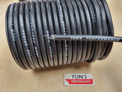 Ton's Performance 8mm Spiral Suppression Core 100% Silicone Spark Plug wire [Sold By The Foot]
