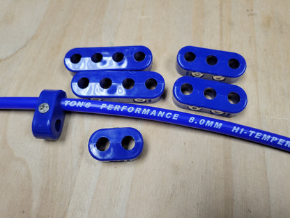 Ton's Performance Clamp-On Wire Separators for 8mm Ignition Cable Nylon Kit