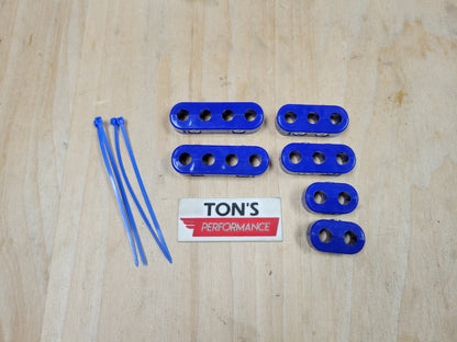 Ton's Performance Clamp-On Wire Separators for 8mm Ignition Cable Nylon Kit