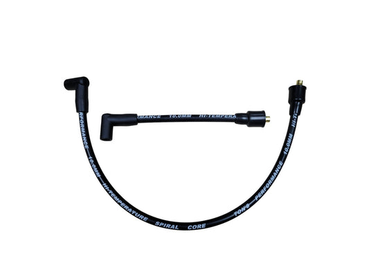 Ton's 10mm Spark Plug Wires - Harley Dyna Softail 1986 - 1998 / PAIR OF REPLACEMENT OEM LENGTH WIRES