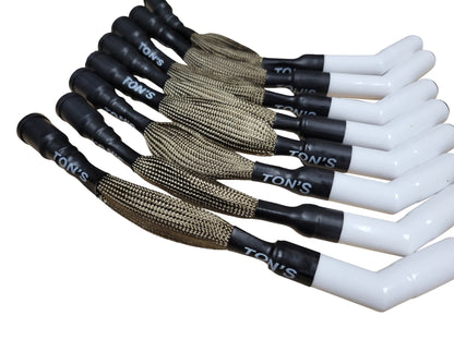 Ton's Ceramic Titanium Sleeved Spark Plug Wire Set 11" Ford 7.3L GODZILLA 2020+