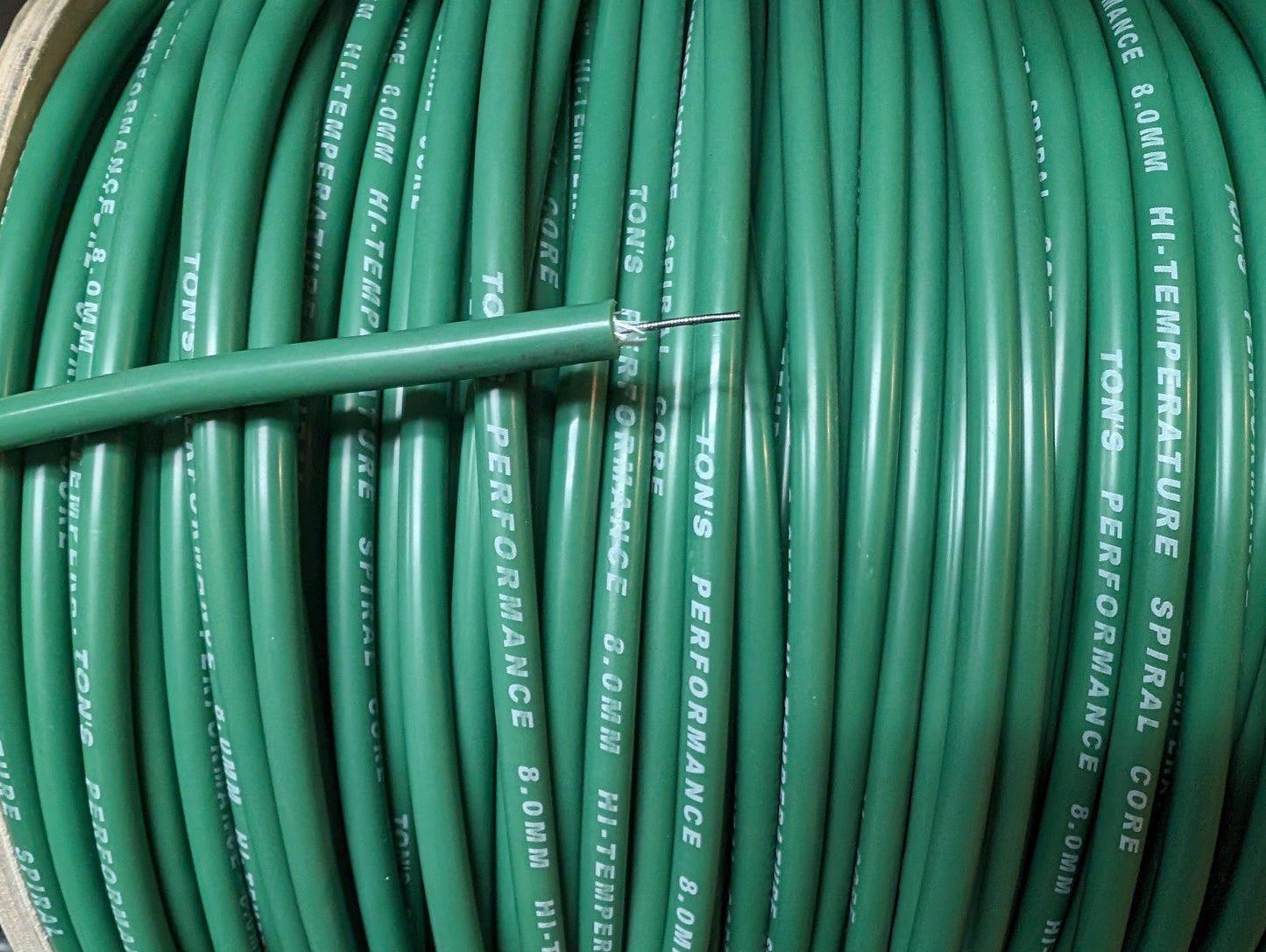 Ton's Performance 8mm Spiral Suppression Core 100% Silicone Spark Plug wire [Sold By The Foot]