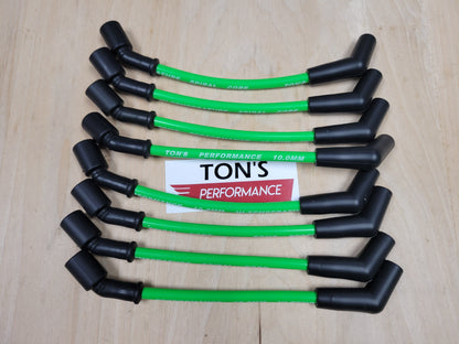 10mm LS Angled Spark Plug Wires CAR, TRUCK, & SUV 10" or 11" LENGTH (4.8L, 5.3L, 6.0L, 6.2L ENGINES)