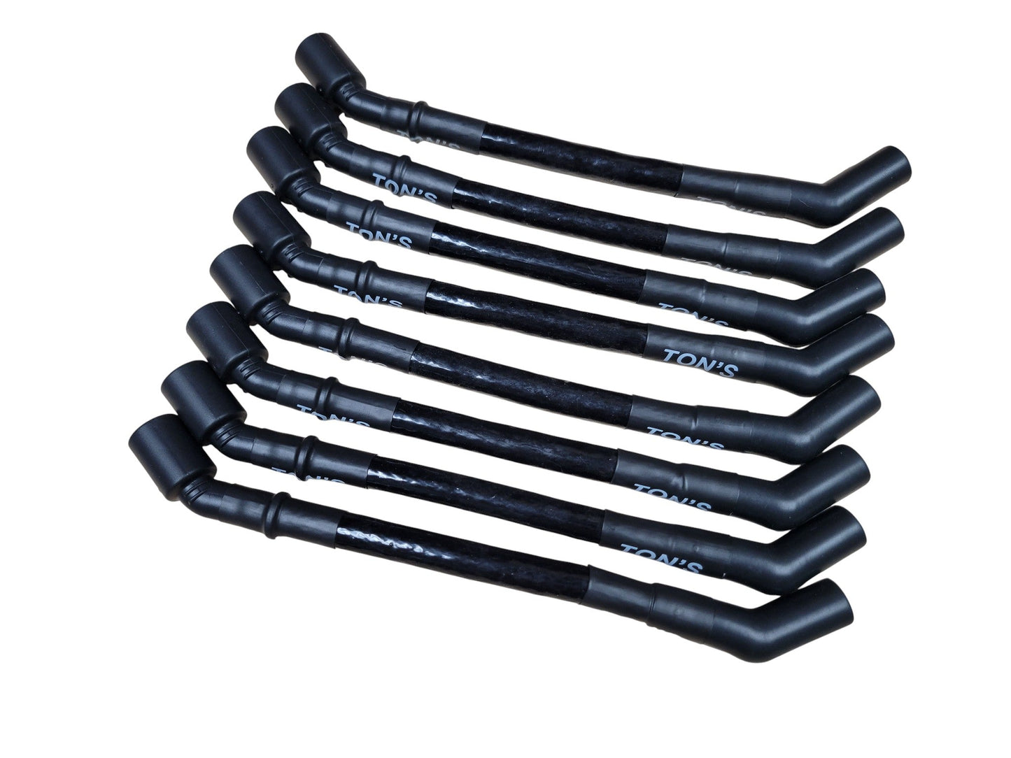 10mm SLEEVED LS Angled Spark Plug Wires CAR, TRUCK, & SUV 10" or 11" LENGTH (4.8L, 5.3L, 6.0L, 6.2L ENGINES)