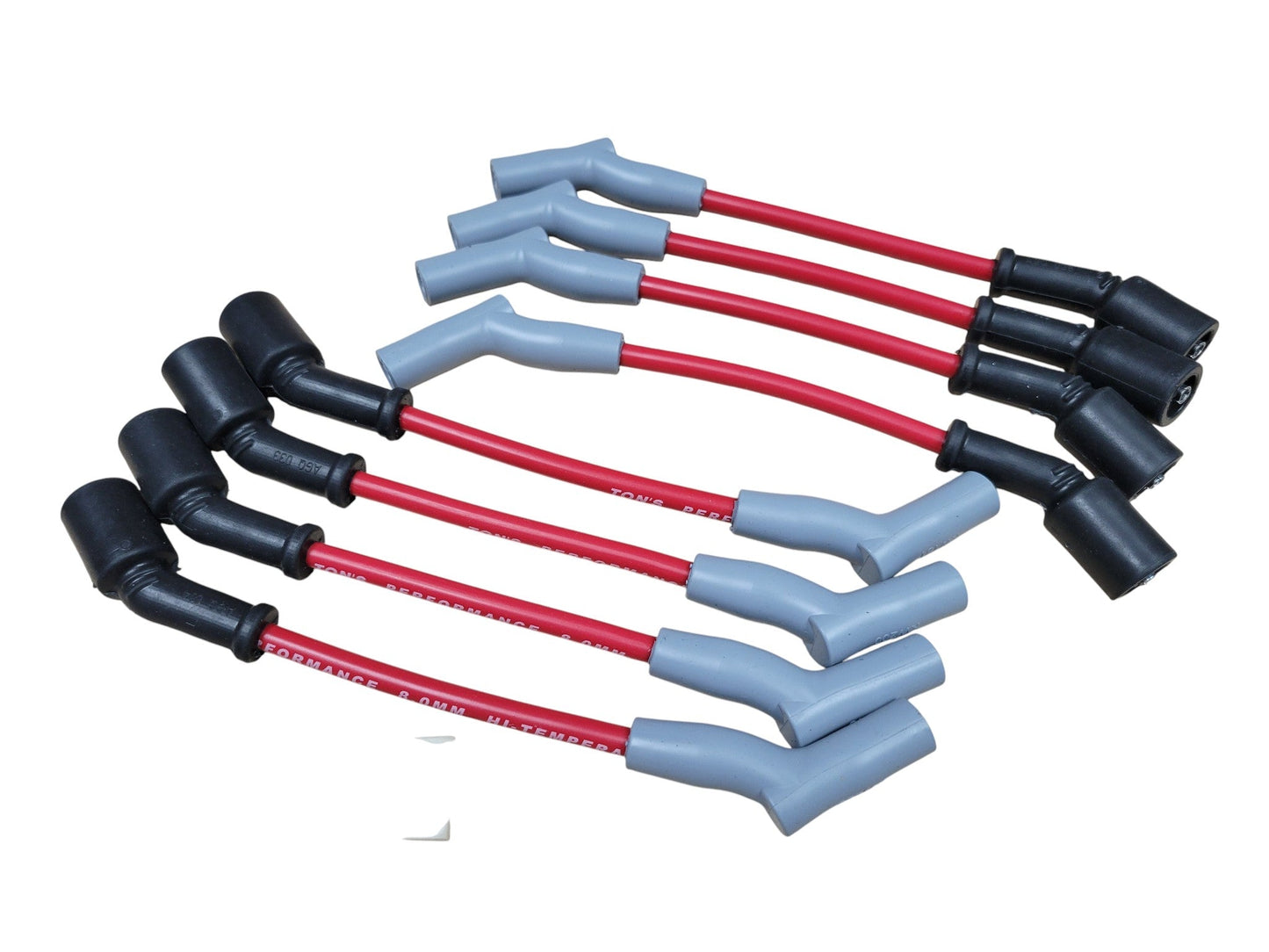 8mm LS GM Gen 4 LS3 LS4 LS7 spark plug wires with bendable spark plug terminal